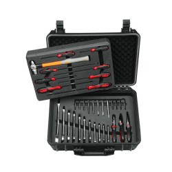 MRI stainless steel AISI 304 tool case (35 pieces)